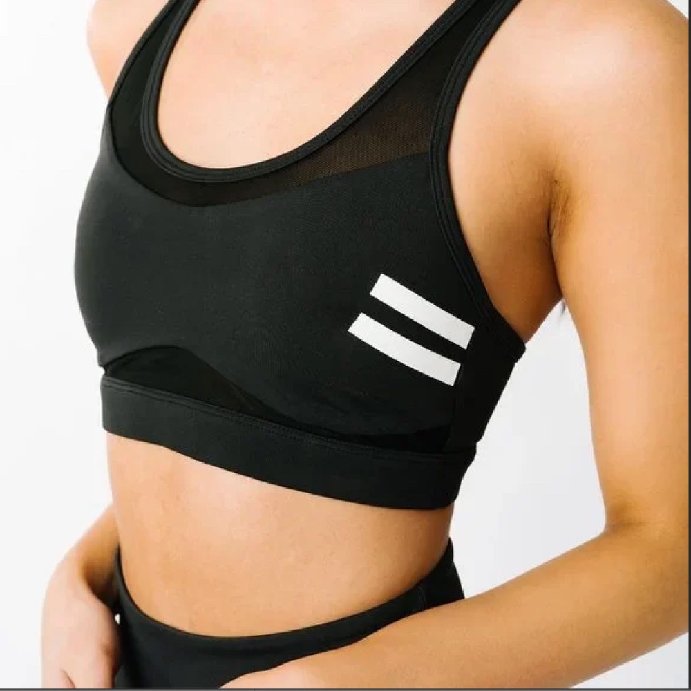 NWTB Black Reflective Light n Tight Bra size medium #Z107